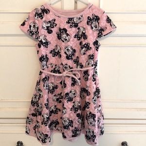 Disney Minnie Mouse Pink Lace Dress